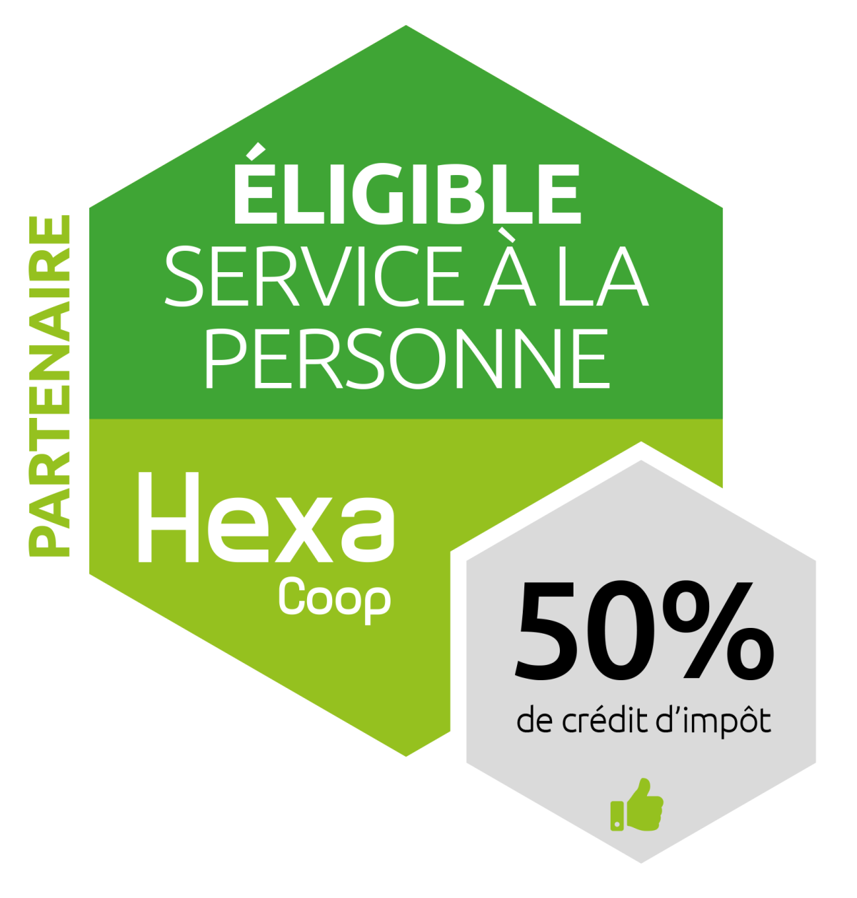 label partenaire hexacoop 50% label partenaire hexacoop 50%