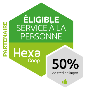 Label Hexa Coop service à la personne 50%